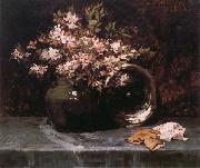 William Merritt Chase Rhododendron Sweden oil painting artist
